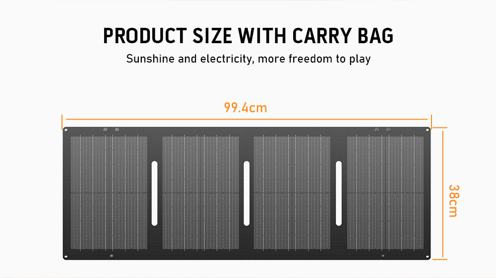YT60 - 60W Energieffektive foldbare solpaneler