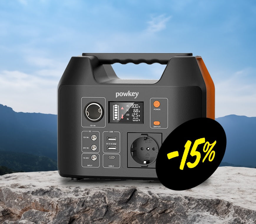 R300 - Kraftig 80Ah / 296Wh Powerstation