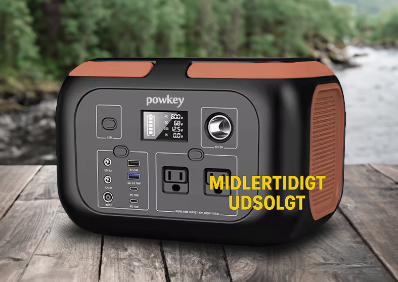 G600 - Ultra Kraftig 135,2Ah / 500Wh Powerstation