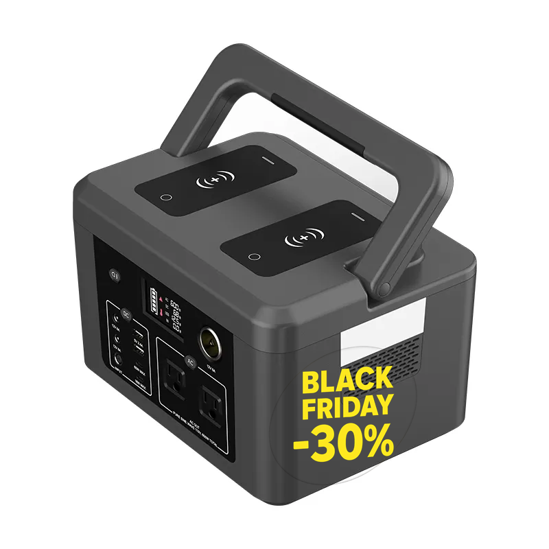 R600 - 135Ah / 500Wh m trådløs opladning