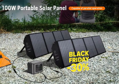 S100 - 100W foldbare solpaneler